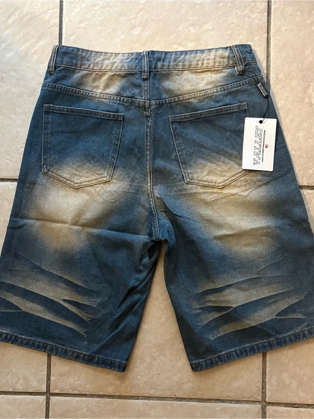 VALE FOREVER COLORED RHINESTONE JEANS SHORTS 🔥
